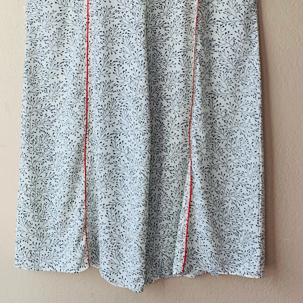 BUCKETLIST Floral Lightweight Wide Leg Spring CottageCore Romper Size L - Picture 4 of 6